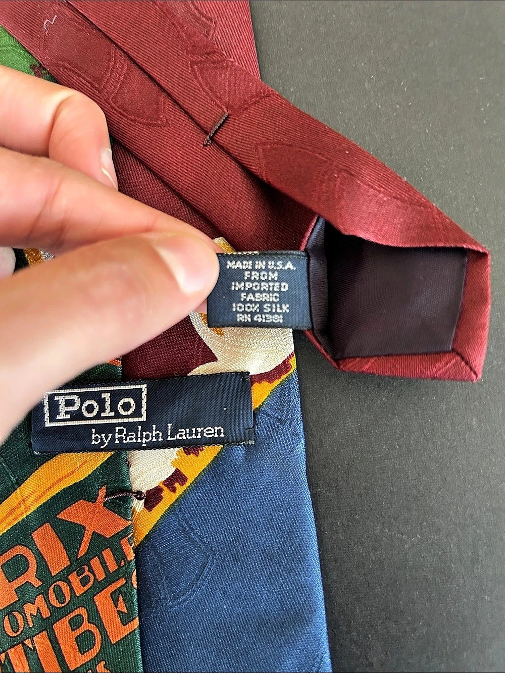RARE! Vintage Polo by Ralph Lauren Grand Prix International du Cap d'Antibes Sil - Picture 3 of 3